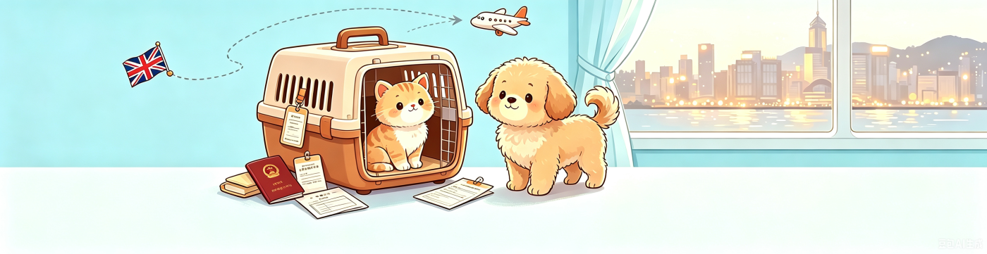 英國飛機去香港漫畫圖